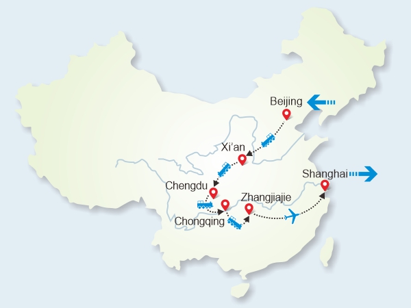 14 Days China's Platinum Triangle Tour