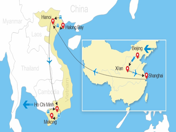 15 Days Best of China and Vietnam Group Tour