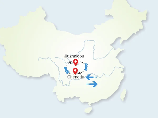 6 Days Chengdu to Jiuzhaigou Tour