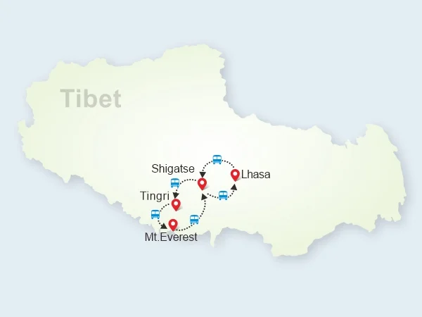 8 Days Tibet Everest Base Camp Tour