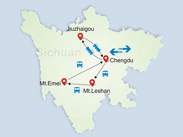8 Days Highlight Sichuan Tour