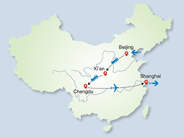 11 Days Beijing-Xi'an-Chengdu-Shanghai Group Tour